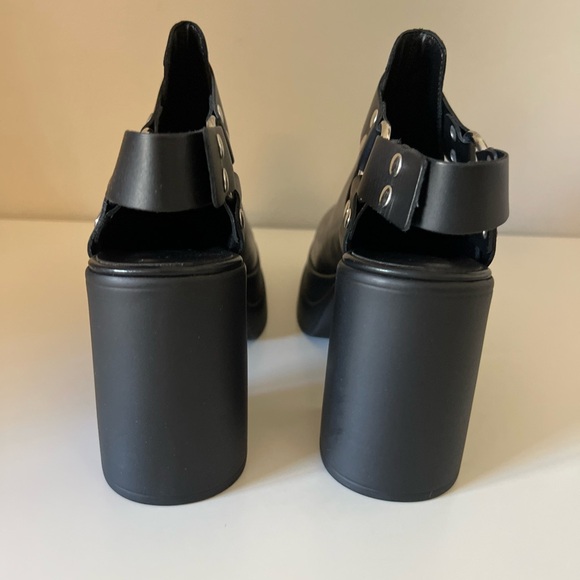 🌟FREE PEOPLE Hybrid Harness Boots Black Leather-Size 9 - Picture 12 of 17